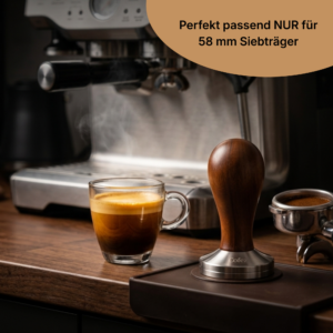 Tamper 58 mm Holzgriff – Hochwertiger Espresso Tamper – Bild 3