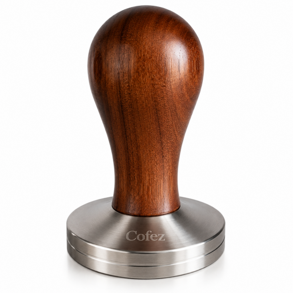 Tamper 58 mm Holzgriff – Hochwertiger Espresso Tamper