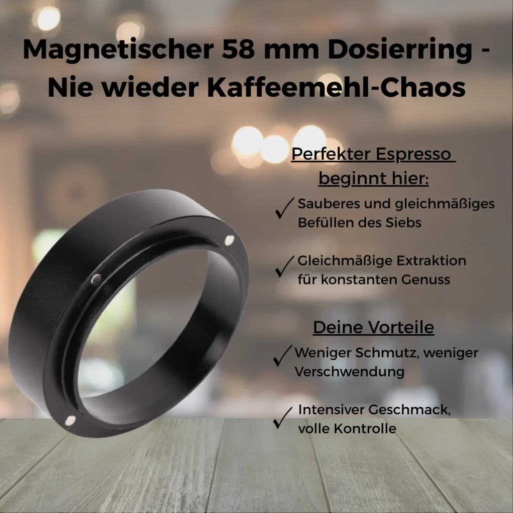 Dosierring 58 mm – 5 Vorteile für sauberes Dosieren