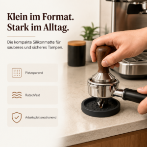Tampermatte 75 mm – Hochwertige Silikon Unterlage für Espresso – Bild 6