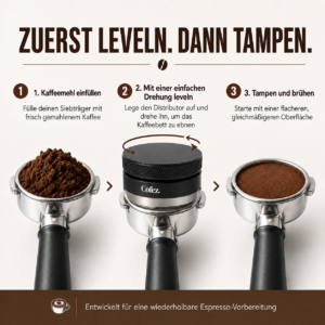 Distributor 58mm – Höhenverstellbarer Espresso Kaffeeverteiler – Bild 4