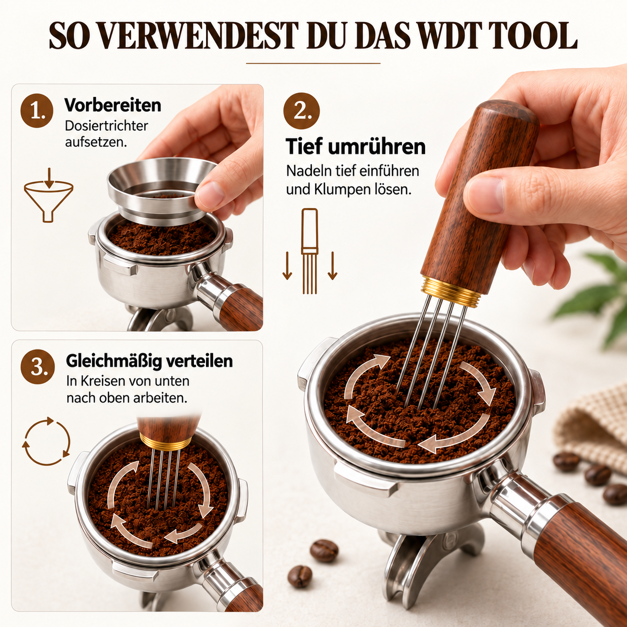 WDT Tool – 5 starke Vorteile für besseren Espresso – Bild 5